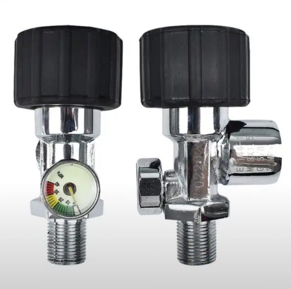Вентиль для баллона ВД с манометром